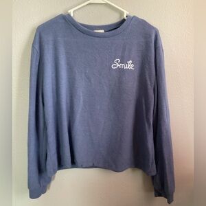 “Smile” crewneck